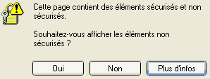 Ecran WEB Connexion sécurisée Ecran WEB Connexion sécurisée